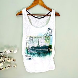 Lane Bryant Racerback Paris France Tank Size 14/16